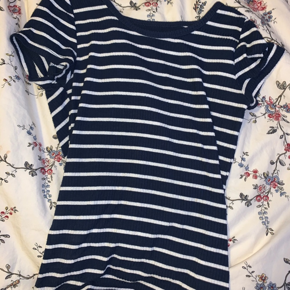 hollister striped tee